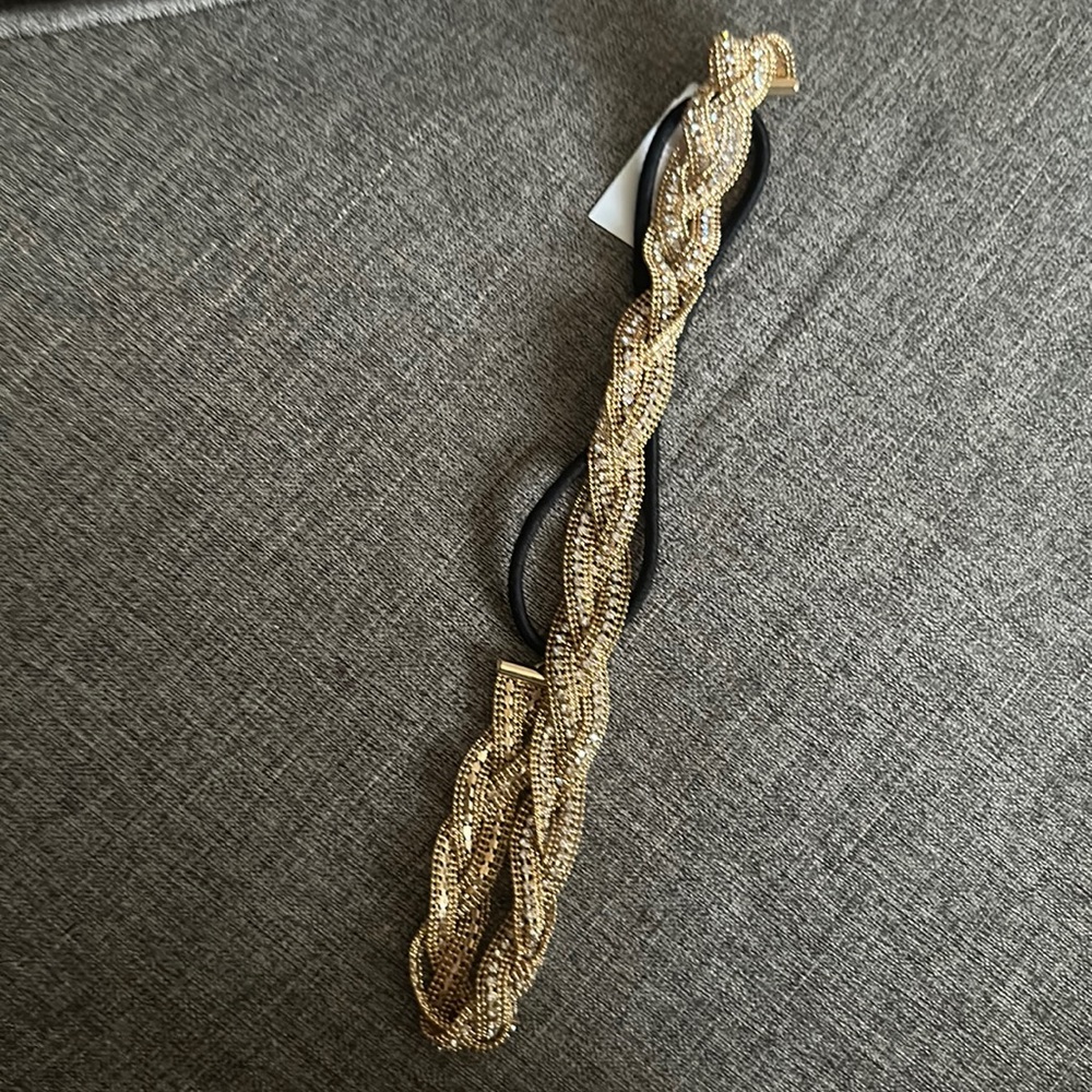 Jeweled elastic hairband